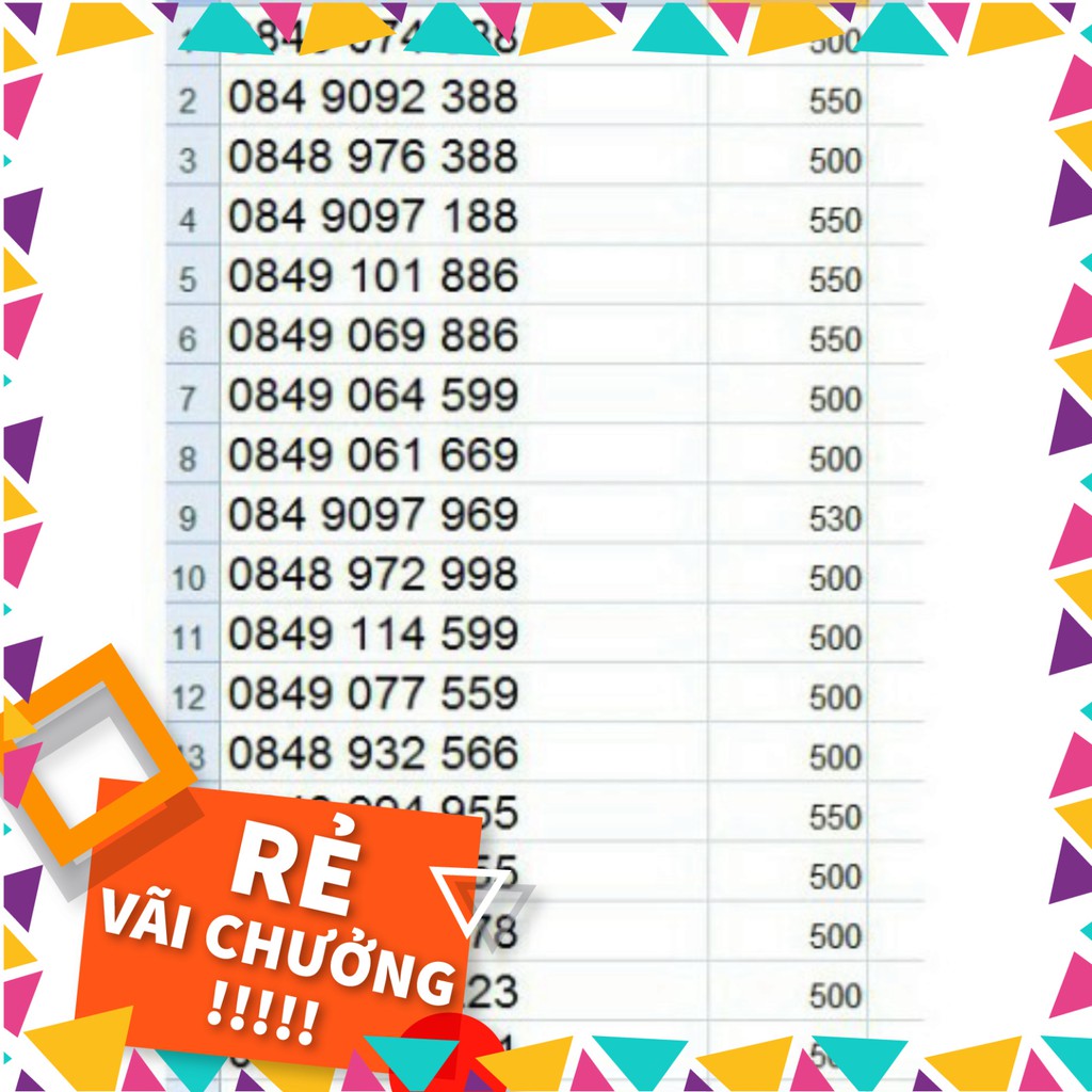 RẺ VÃI CHƯỞNG SIM VINA D60G,VD89, VD149 ĐÃ DK GÓI 1 NĂM 6GB/NGÀY, 200 PHÚT ngoại mạng, miễn phí nội mạng MUA 1 LẦN DÙN