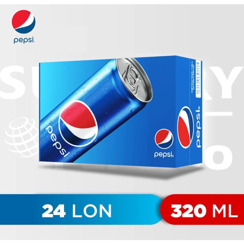 Nước ngọt có gaz PEPSI NGUYÊN BẢN (ĐVT: LỐC 6 LON, THÙNG 24 LON, lon 320ml) NƯỚC NGỌT CÓ GAS PEPSI XUÂN 2022