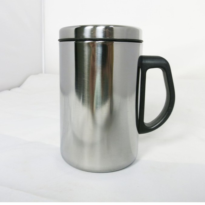 Ca/Ly Giữ Nhiệt Inox Thermos Mug, Có Nắp Đậy Kín Giữ Nhiệt Tốt