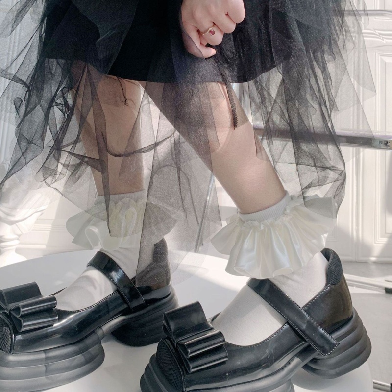 Vớ Phối Bèo Phong Cách Lolita Ngọt Ngào Cho Nữ