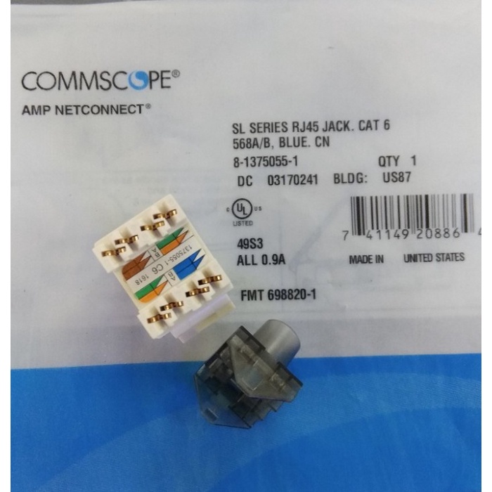 Nhân ổ cắm mạng cat6 Commscope AMP