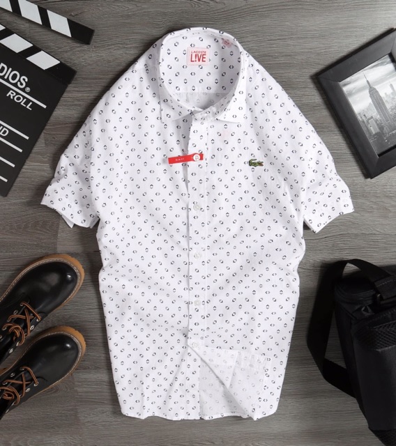 Áo sơ mi hoạ tiết LCT | BigBuy360 - bigbuy360.vn