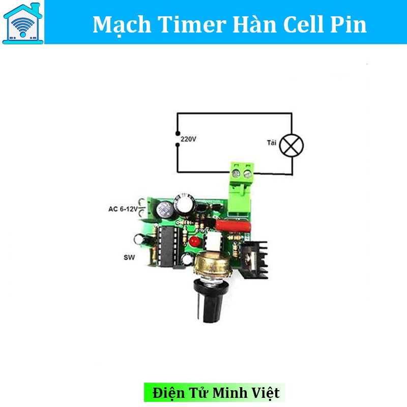 Mạch Timer KST Module Timer cho máy hàn cell từ A-Z CÓ CHIẾT ÁP