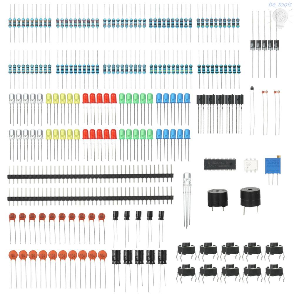 bet-New Electronics Components Basic Starter Kit for Arduino UNO MEGA2560 Raspberry Pi with LED Precision Potentiometer Buzzer Capacitor Resistor