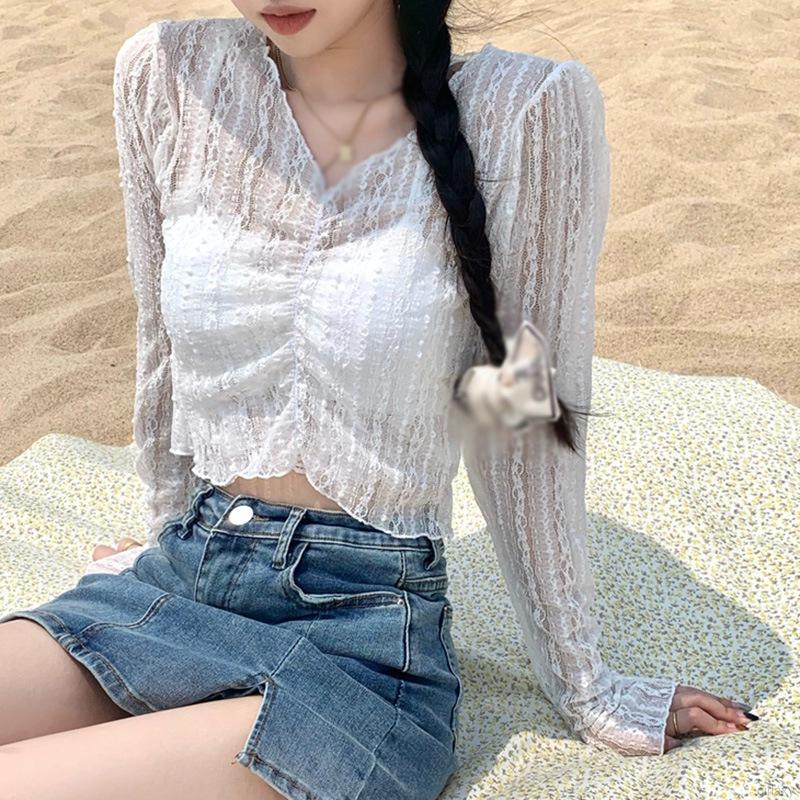 Áo Ren Tay Dài Thời Trang Dành Cho Nữ