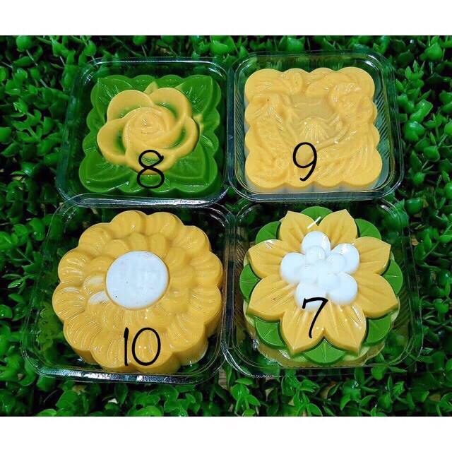 (35 mẫu) Khuôn rau câu trung thu TRẮNG 9cm hàng sẵn làm thạch  - Moon cake jelly mold mould tray