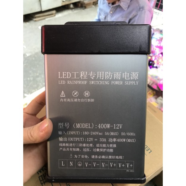 [Free ship] Nguồn 12v 33A ngoài trời đủ công suất | BigBuy360 - bigbuy360.vn