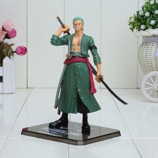 Mô Hình One Piece Roronoa Zoro Vác Kiếm Mẫu 06 - Cao 15cm Có Hộp