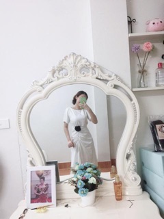 Đầm dự tiệc eo nhún chuổi
