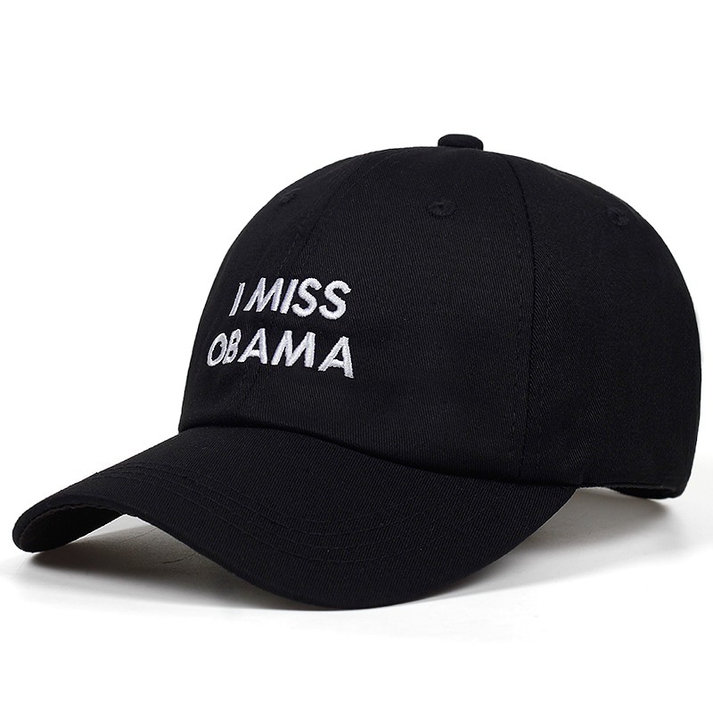 Mũ Lưỡi Trai In Chữ I Miss Obama Thời Trang 2018 Cho Nam Nữ