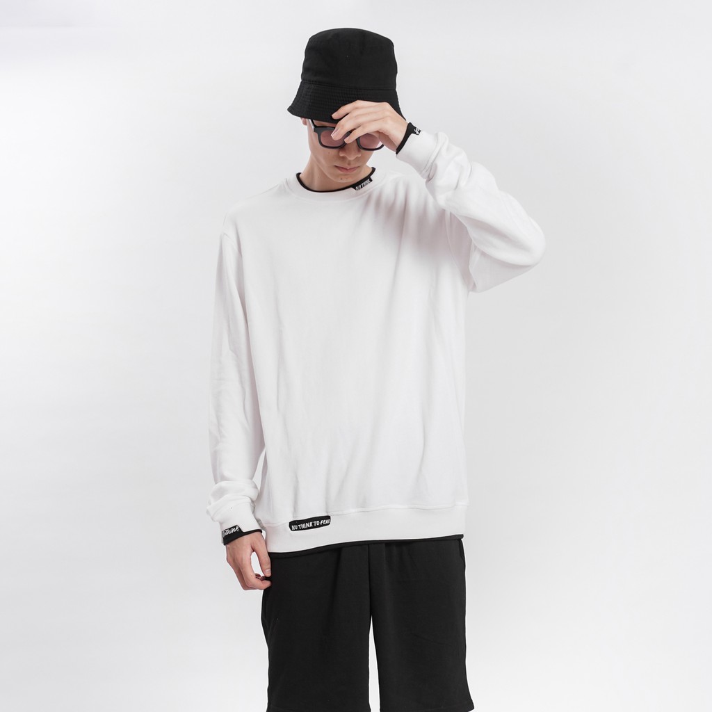 Áo Thun Dài Tay Oversize N7 Unisex Nỉ Nam Nữ Basic Form Rộng SWEATER NUTHINK 4 màu phong cách cá tính Hàn Quốc Ulzzang | WebRaoVat - webraovat.net.vn