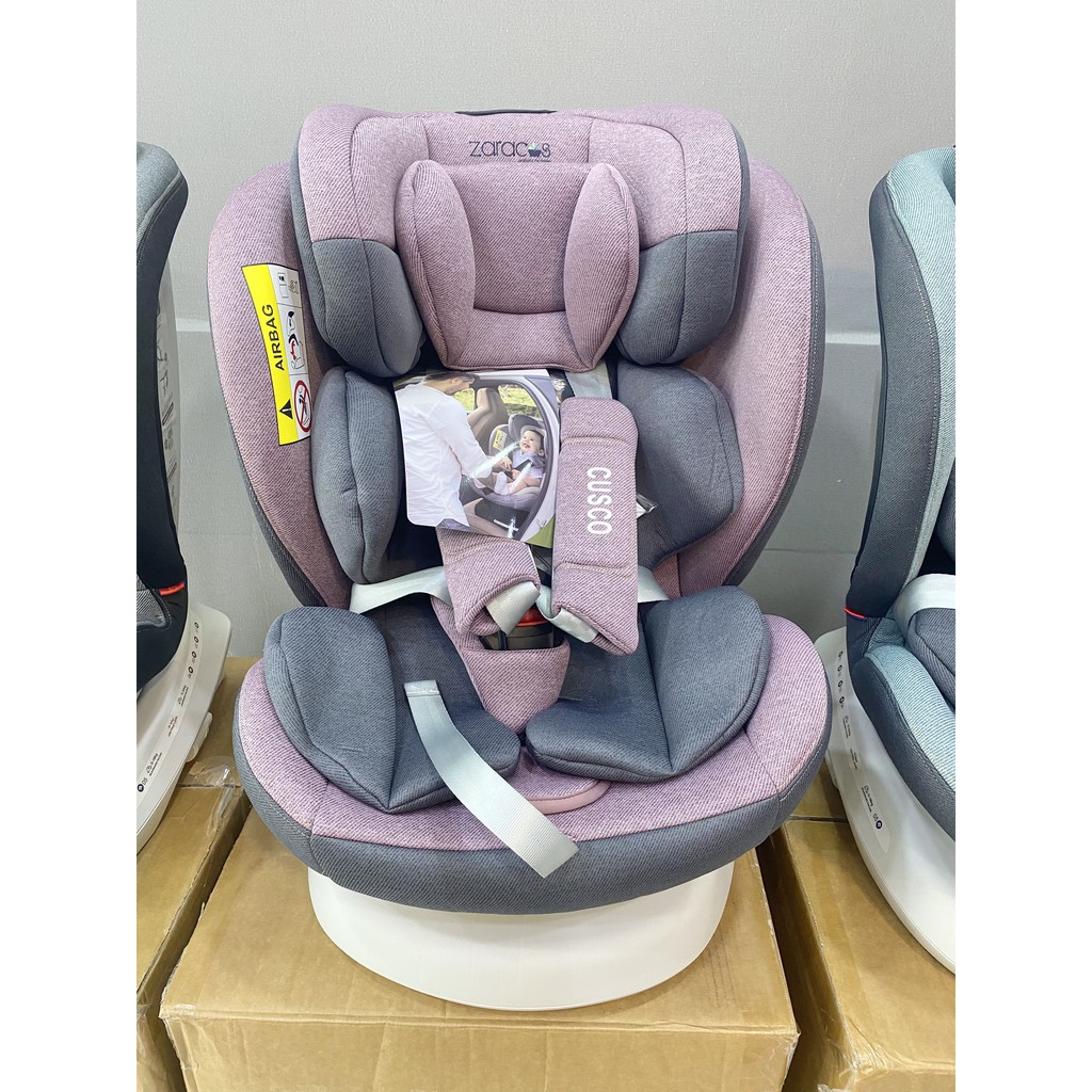 Ghế Ngồi Ô Tô Zaracos Cusco 6406 Isofix Xoay 360 Độ