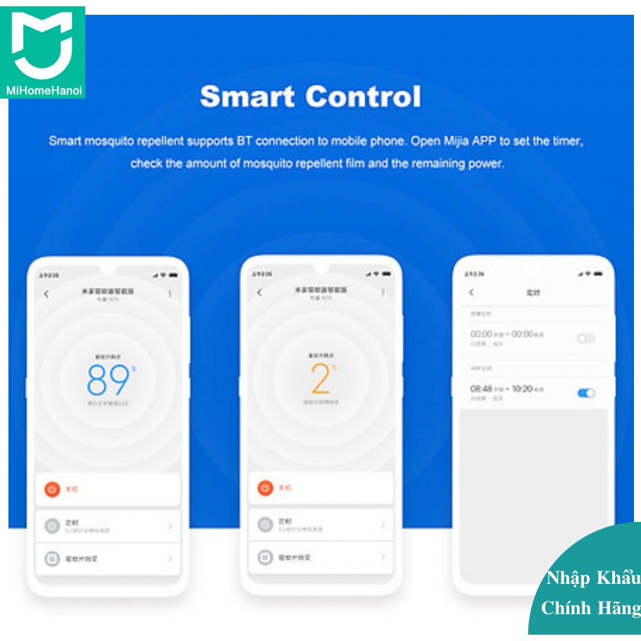 [Sealed Box] Máy đuổi muỗi Xiaomi Mijia WX08ZM, Kết nối MiHome, Bảo Hành 01 Tháng