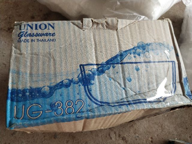 Bộ 6 chén thủy tinh trơn Union Glass UG 382- 317