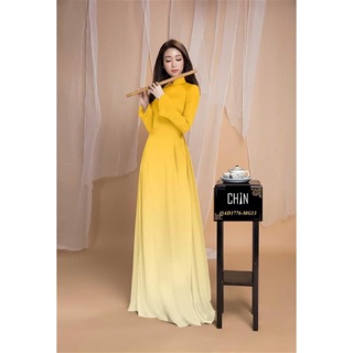 Vải áo dài màu chuyển sắc