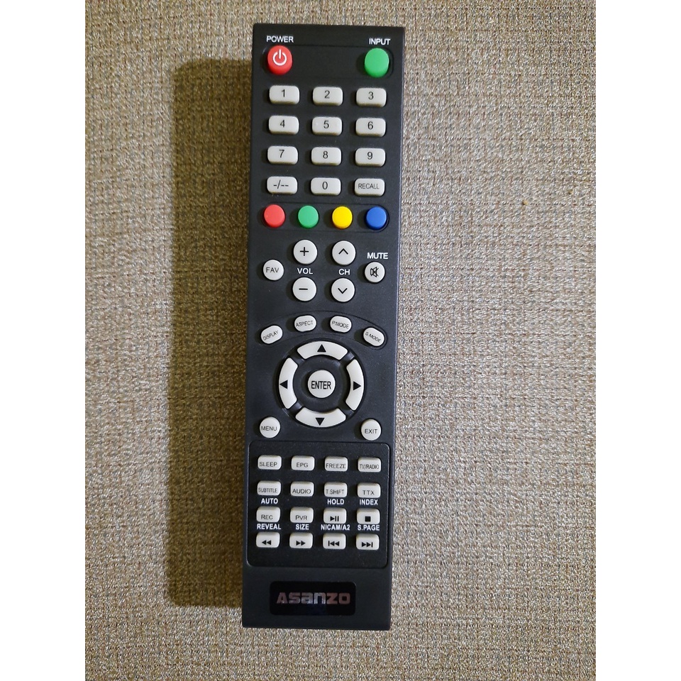 Remote Điều khiển TV Asanzo - Hàng mới chính hãng 100% Tặng kèm Pin!!!