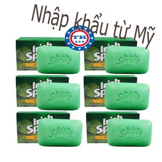 Combo 6 cục xà bông irish spring diệt khuẩn 104.8g x 6 cục - usa
