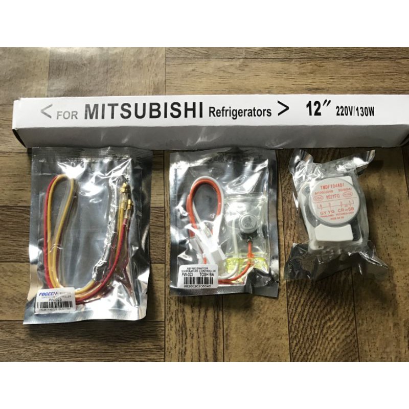 Combo bộ Xả Đá Tủ Lạnh Toshiba ( Sò lạnh + Sò nóng + Dương bạc + Timer )