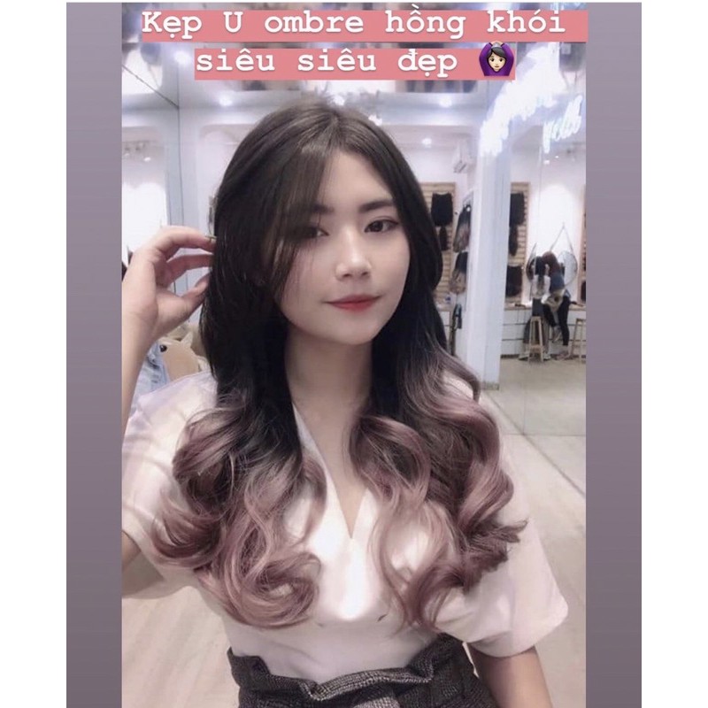 tóc giả kẹp u ❤️FREESHIP❤️u omber khói