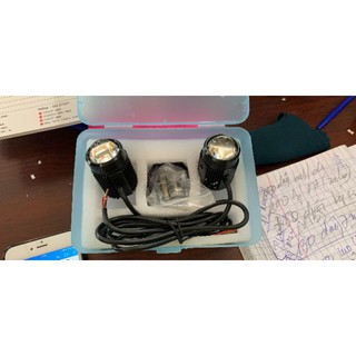 Đèn bi cầu led mini HJG. 1 cặp BH 6 tháng cos vàng pha trắng