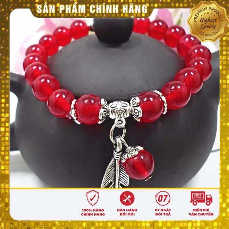 [HOT 2021] Vòng tay phong thuỷ nữ mix charm vương miện nữ hoàng hạt sáng trong nhiều màu may mắn - có ảnh thật