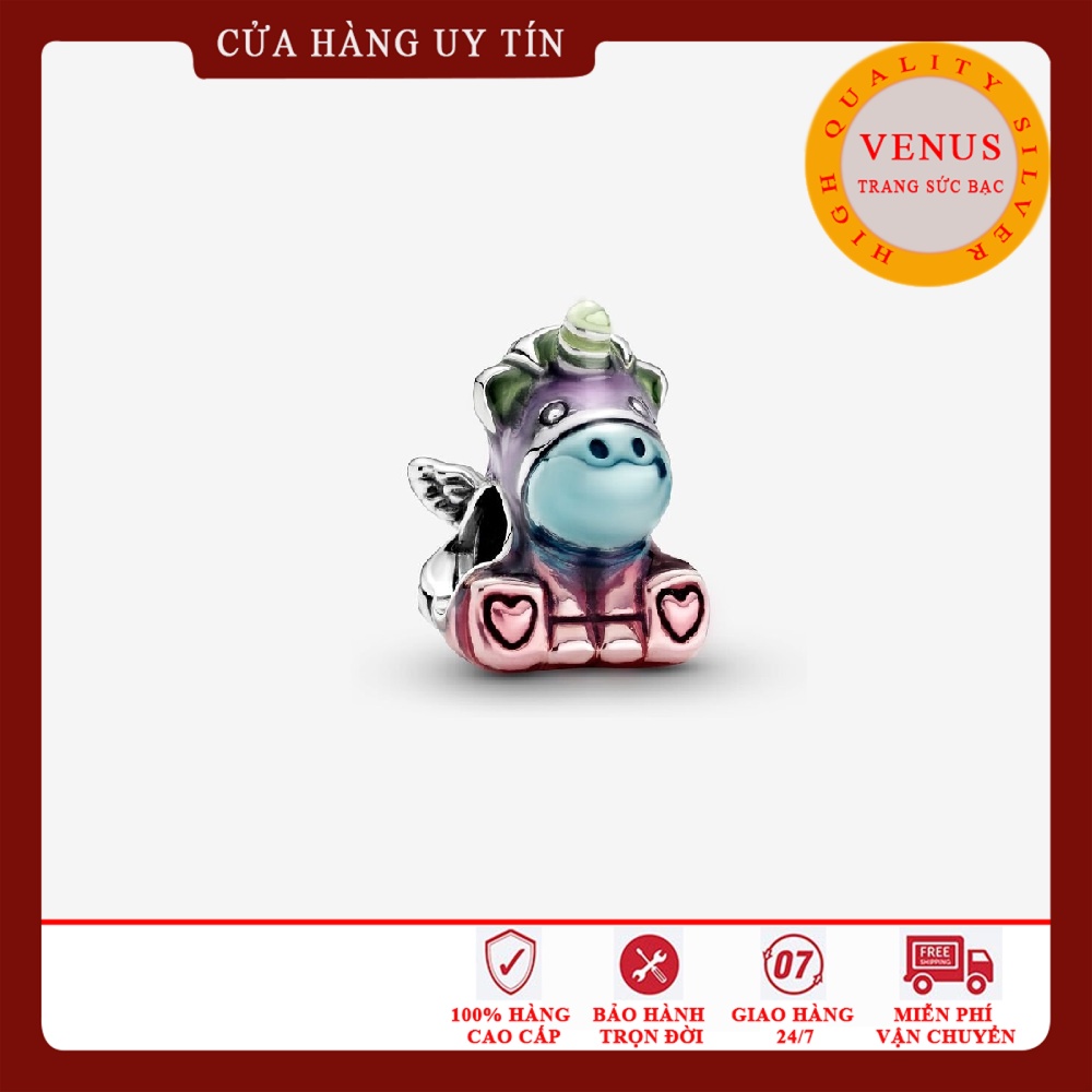 [Charm bạc 925 cao cấp] Charm đu quay- Mã sản phẩm VENUSUNI