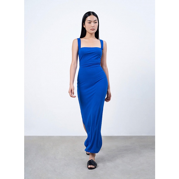 Vascara DÉP QUAI NGANG ĐAN CHÉO MŨI TRÒN - DXP 0177 - MÀU ĐEN