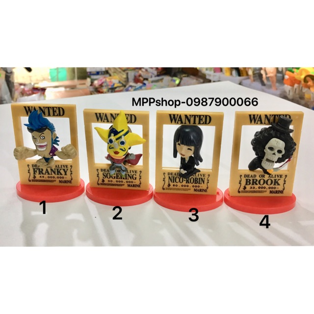 Tượng figure mô hình anime onepiece để bàn cao 7-9cm