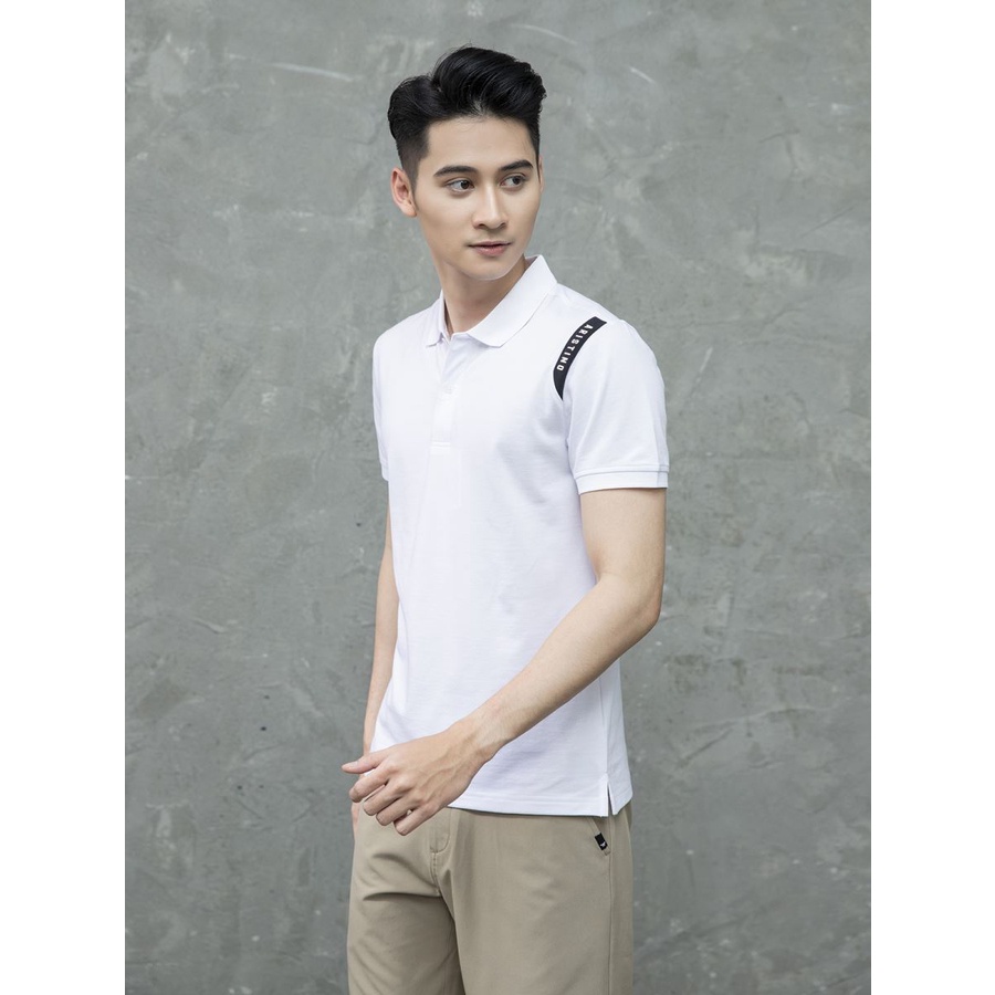 Áo thun polo nam Aristino APS008S1 phông có cổ bẻ dáng slim fit ôm nhẹ trơn màu vải cotton cao cấp mềm mại