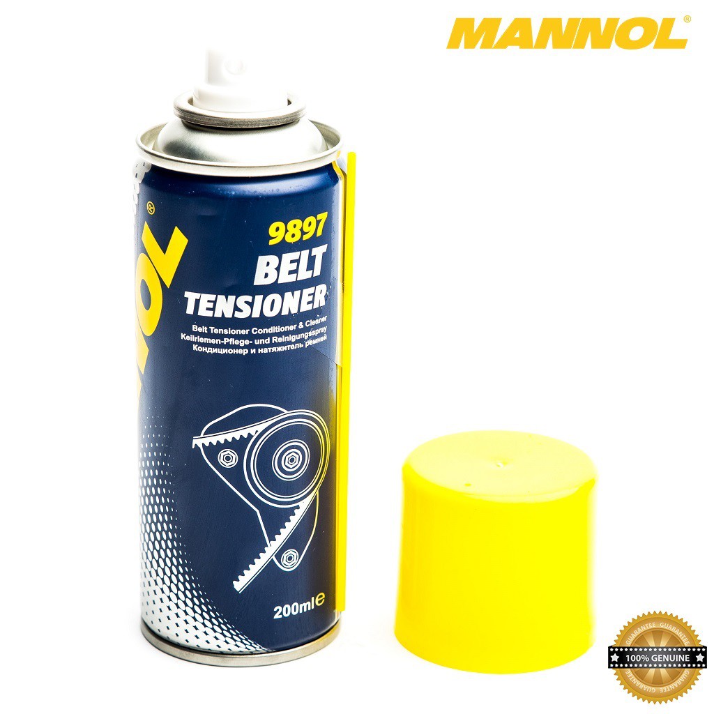Chai Chống Trượt Dây Cuaroa MANNOL 9897 Belt Tensioner 200ML Belt Tensioner Conditioner &amp; Cleaner