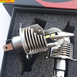 🚀 🌴ĐÈN PHA LED FIGHTER CHÂN H4 SIÊU SÁNG CHO XE MÁY ( GIÁ 1 BÓNG)🌴 🚀