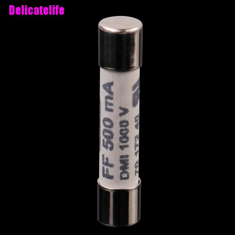 Cầu chì FF 0.5A 500mA 1000V DMI cho vạn năng kế F15B F17B F18B 6.3x32mm