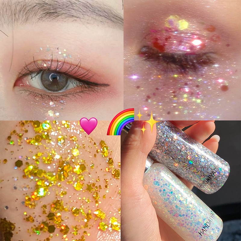 Phấn Mắt Dạng Gel Ánh Kim Tuyến Lấp Lánh Nhiều Màu Sắc