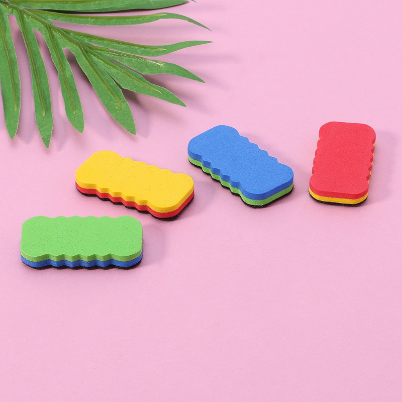 Cục Tẩy Bảng Đen Mini Nhiều Màu Lâu Trôi Có Thể Xóa Được Tiện Dụng Cho Lớp Học / Nhà Ở