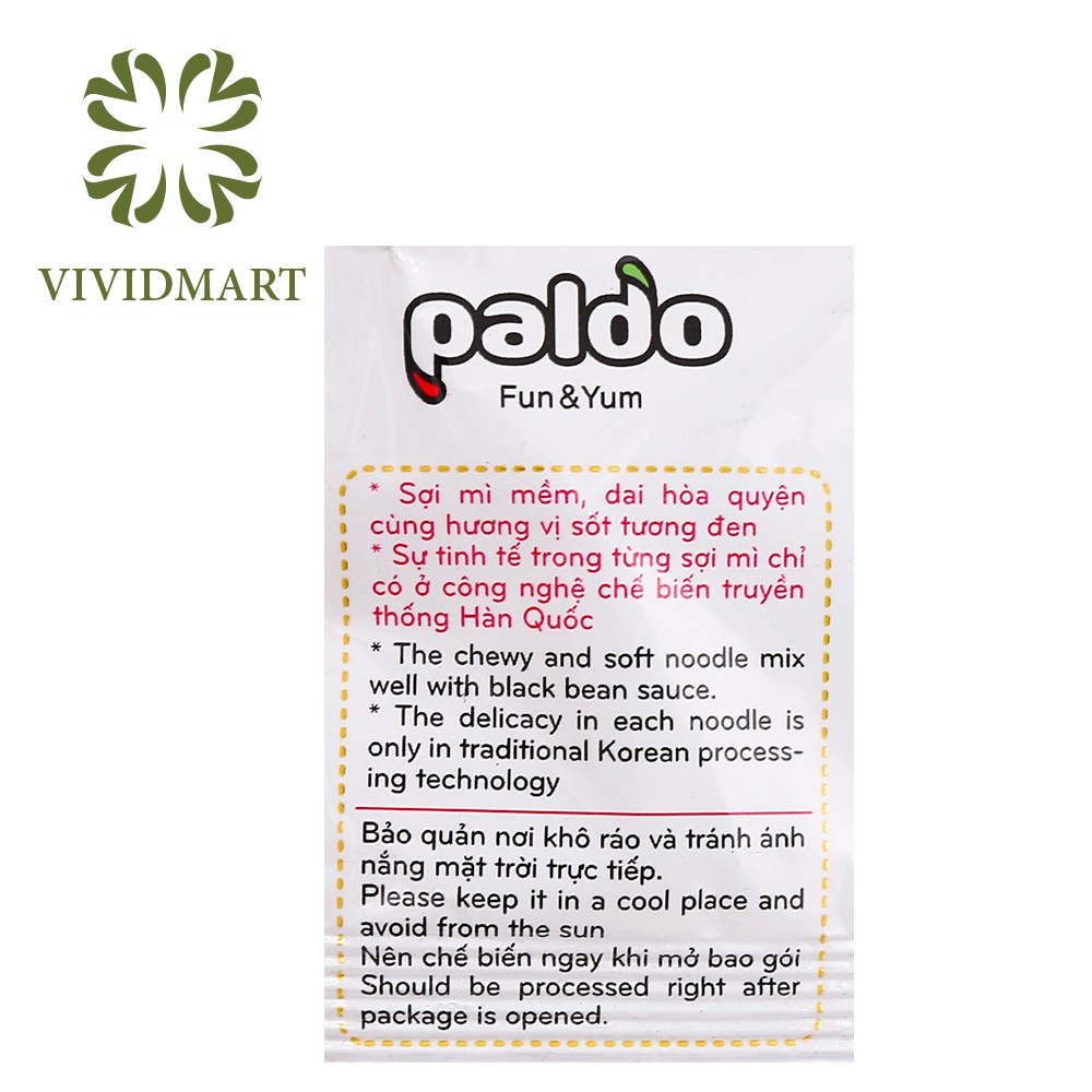 [Toàn quốc] [Gói lẻ] MÌ TRỘN TƯƠNG ĐEN JJAJANGMEN PALDO - MÌ TRUYỀN THỐNG HÀN QUỐC - GÓI 115g – KORENO | BigBuy360 - bigbuy360.vn