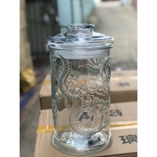 bình ngâm rượu Thuỷ tinh trụ rồng có vòi 6L, 8L, 10L, 12L, 15L, 19L