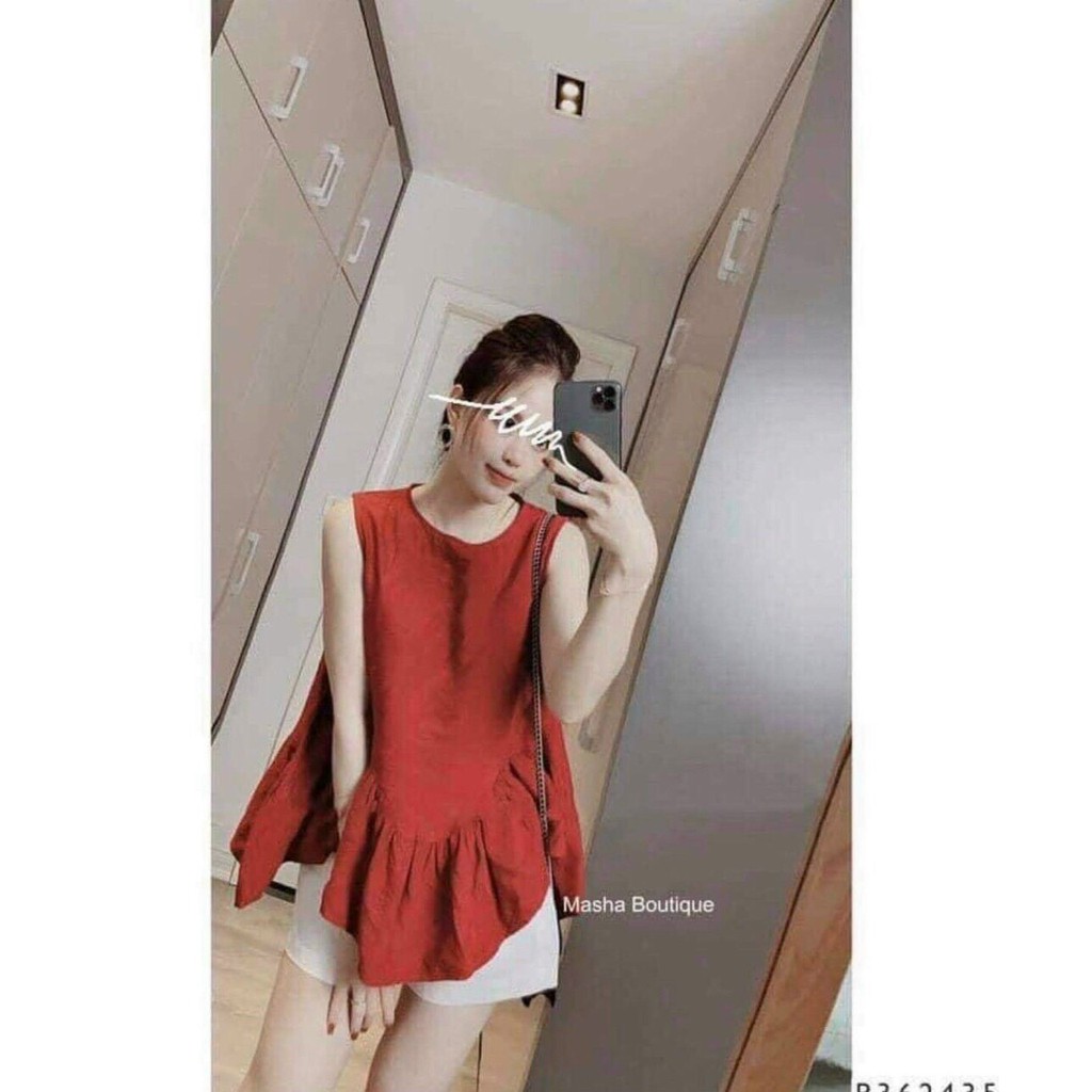 Set áo bèo form xòe và quần ngắn Rose Fashion