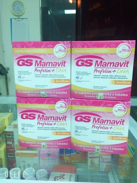 Vitamin tổng hợp GS Mamavit cho phụ nữ mang thai và cho con bú