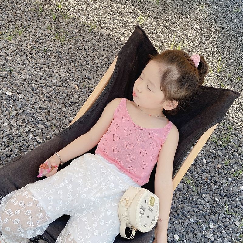 Áo sát nách vải mỏng phong cách Hàn Quốc thời trang mùa hè cho bé gái