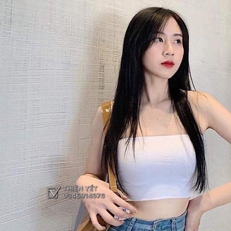 Áo ỐNG TRƠN UN croptop hình thật nữ sexy đơn giản nữ - Thiên yết