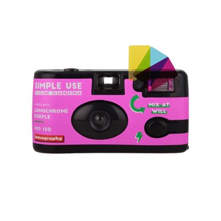 Máy ảnh 35mm Lomography Simple Use LomoChrome Purple 400/36 kèm flash (thương hiệu đến từ Áo) - DATE XA 2022-2023
