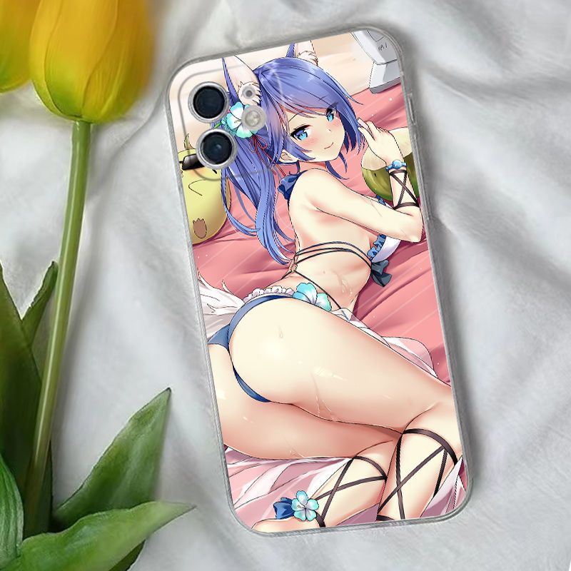 Ốp Điện Thoại Tpu Mềm Hình Anime Nhật Bản Cho IPhone 14 11 12 13 Pro Max XS X XR 6 7 8 plus SE2