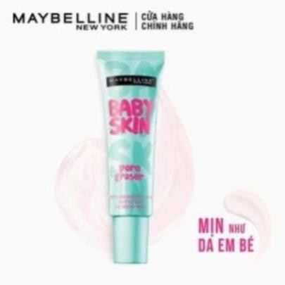 (NHẬP KHẨU MỸ) Kem lót mịn da che khuyết điểm Maybelline New York Baby Skin Pore Eraser Primer 22ml