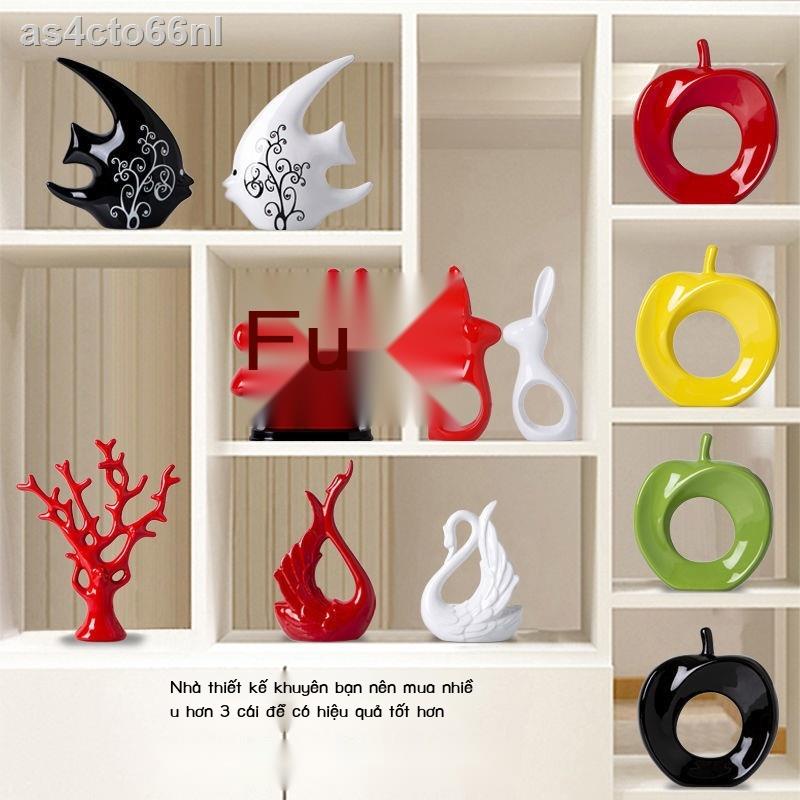 Sáng tạo Đồ trang trí nhỏ, phụ kiện gia đình, tủ rượu, trí, phòng khách, ngủ, thủ công gốm sứ, bình hoa đơn giản