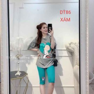 Đồ bộ lửng cotton DT86