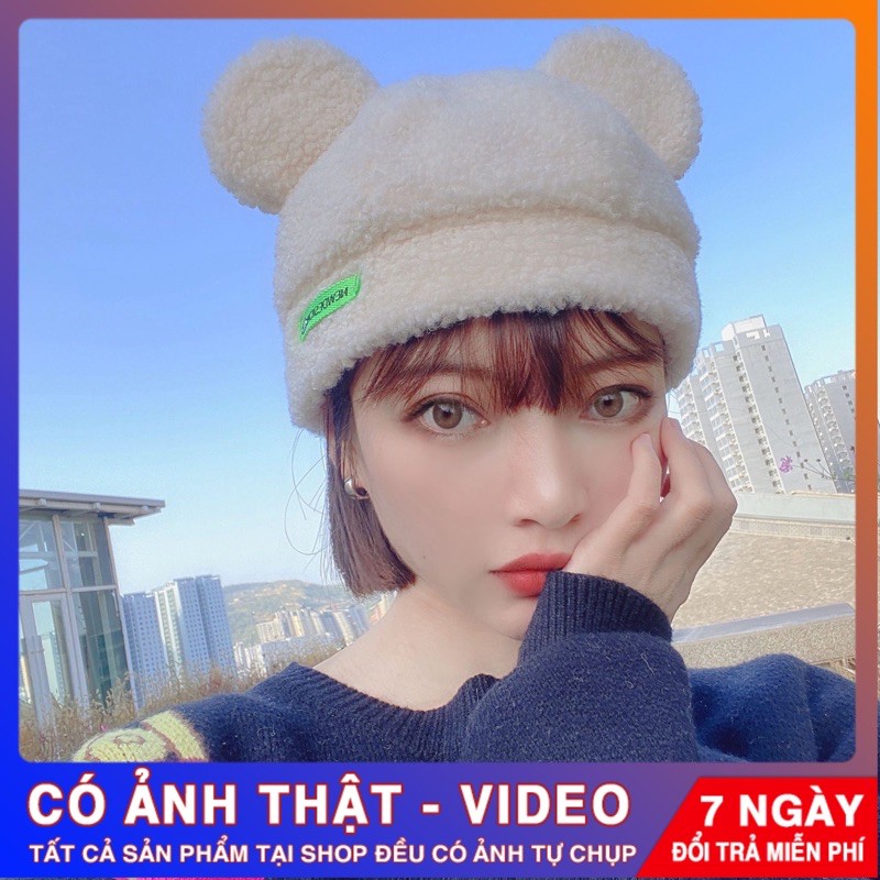 MŨ LEN TAI MICKEY⚡️ULZZANG⚡️HOTTREND⚡️MẪU MỚI NHẤT