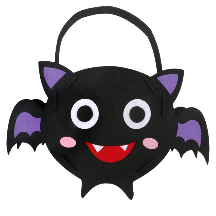 Túi Đựng Kẹo Halloween Hình Bí Ngô Cho Bé