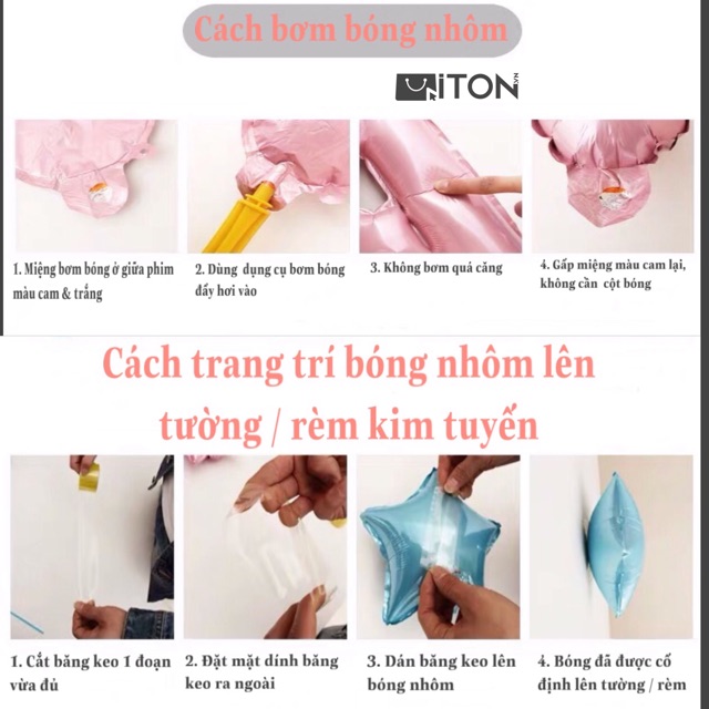 SET/COMBO Bong bóng trang trí sinh nhật Happy Birth Day
