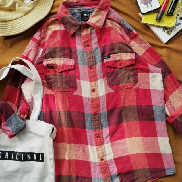 ÁO SƠ MI FLANNEL 2HAND