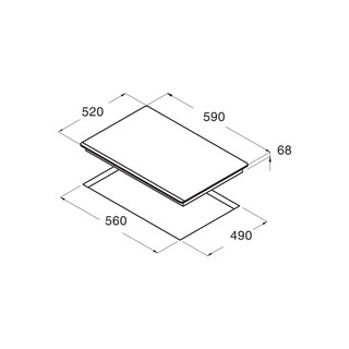 Bếp từ Cata IF 6011 BK